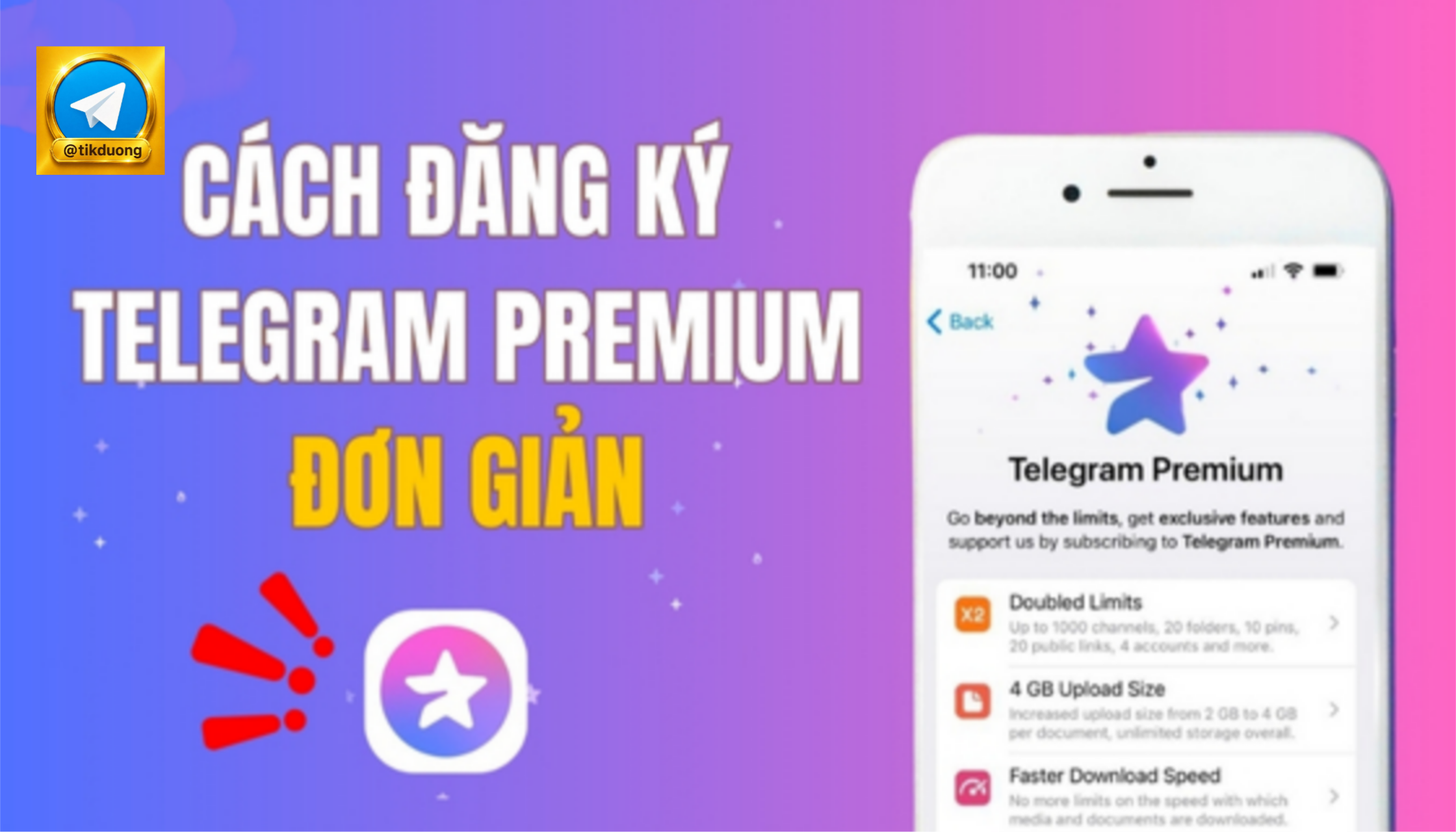 Cách đăng ký telegram Premium