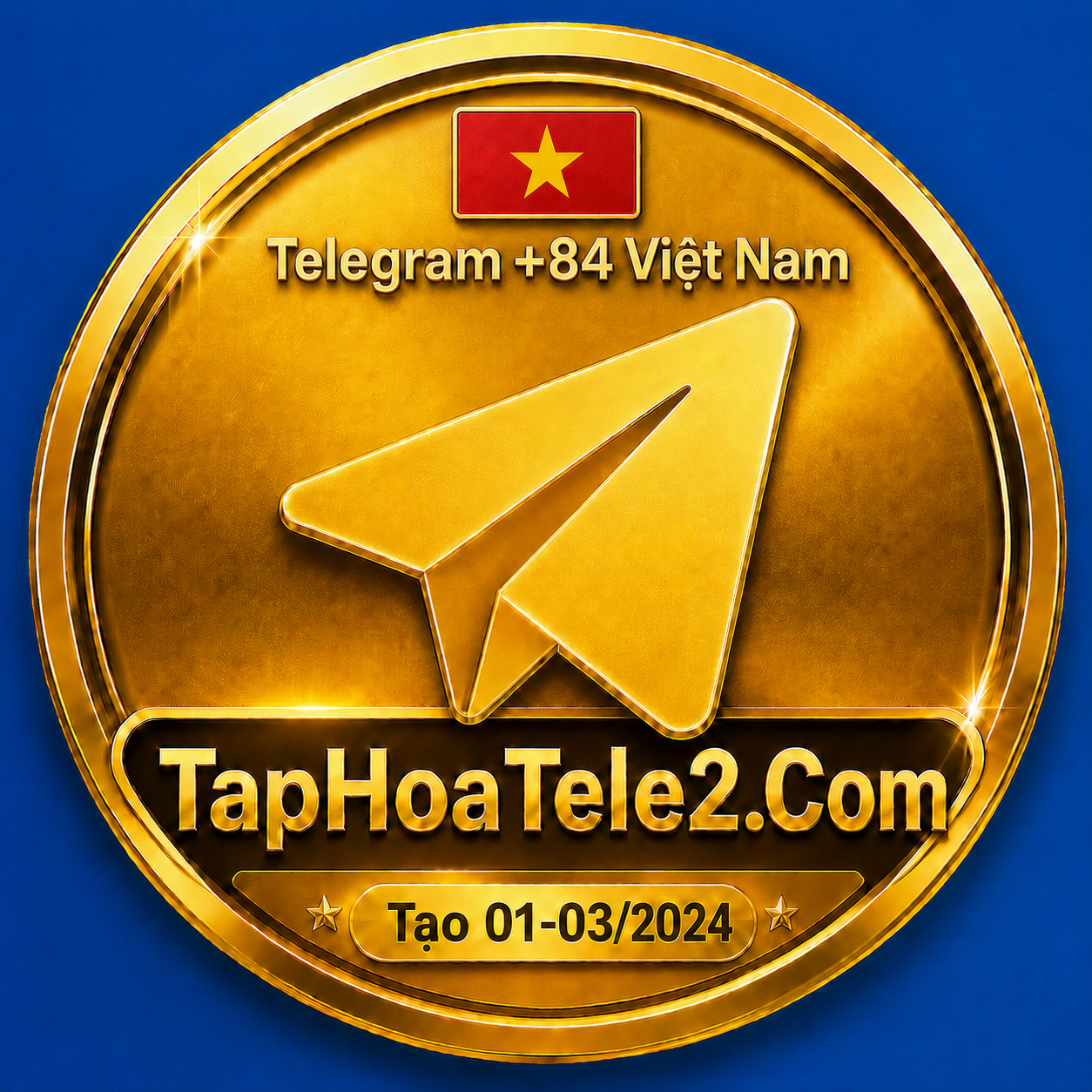 Telegram OTP +84 Cổ - Tạo 01-03/2024